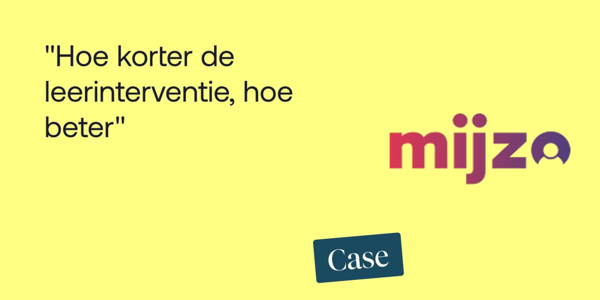 Mijzo - Hoe korter de leerinterventie hoe beter - Website - News 2 cards section image - 608x304@2x